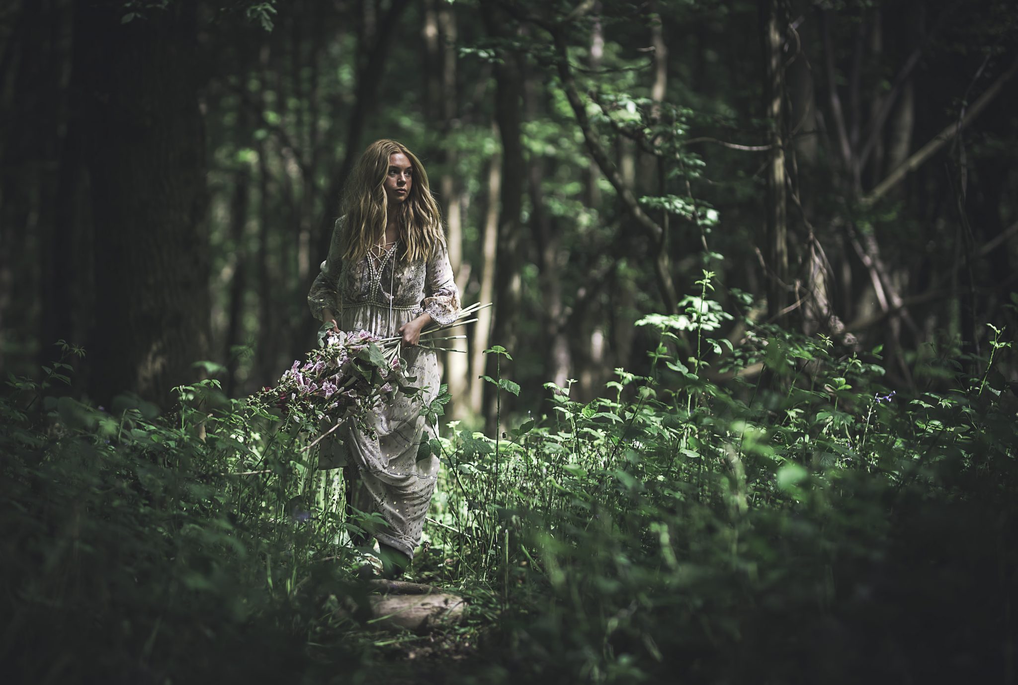 In the woods at the Dreys woodland wedding venue