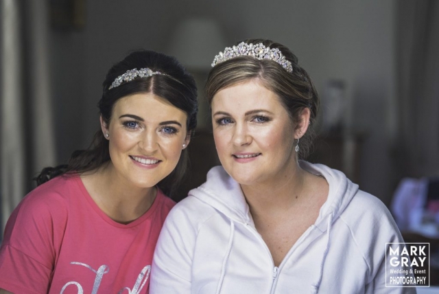 Bride with her sister