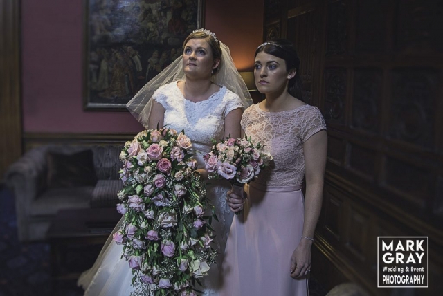 Bride and her sister at Chilston Park